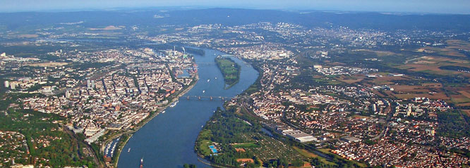 Mainz aus der Luft
