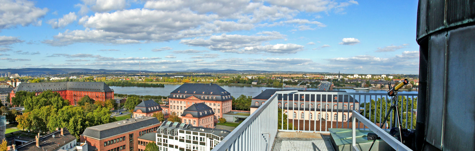 Mainz Ausblick von der Volkssternwarte